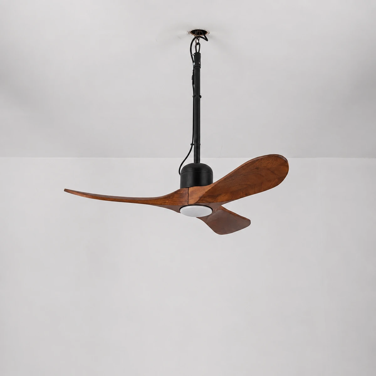 Linher F257 Sculpted Wood Fan Lights